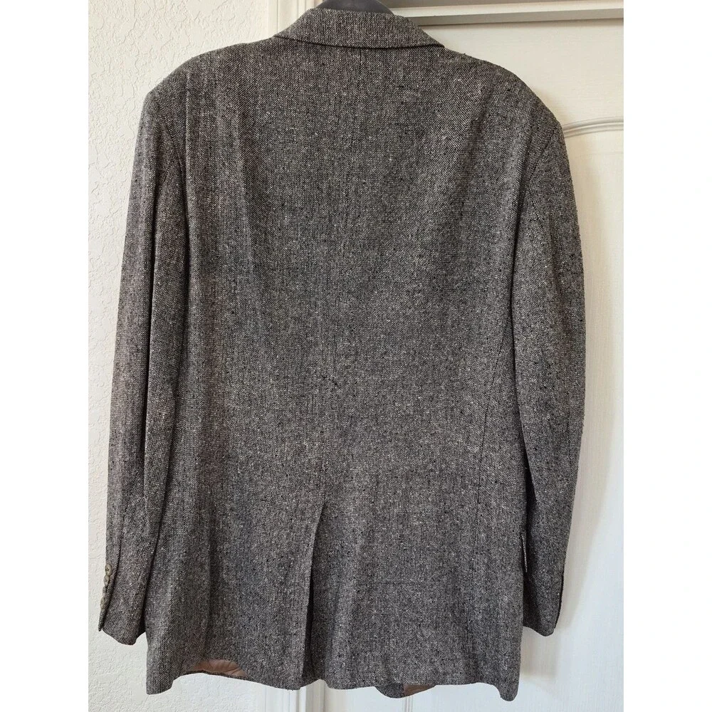 Robert Stock Vintage Wool Textured Blazer 43 Long